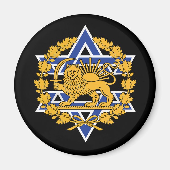 Israel Persian Lion Magnet (Front)
