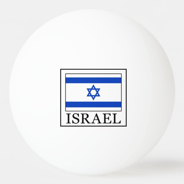 Israel Ping Pong Ball (Front)