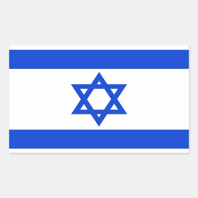 Israel Rectangular Sticker (Front)
