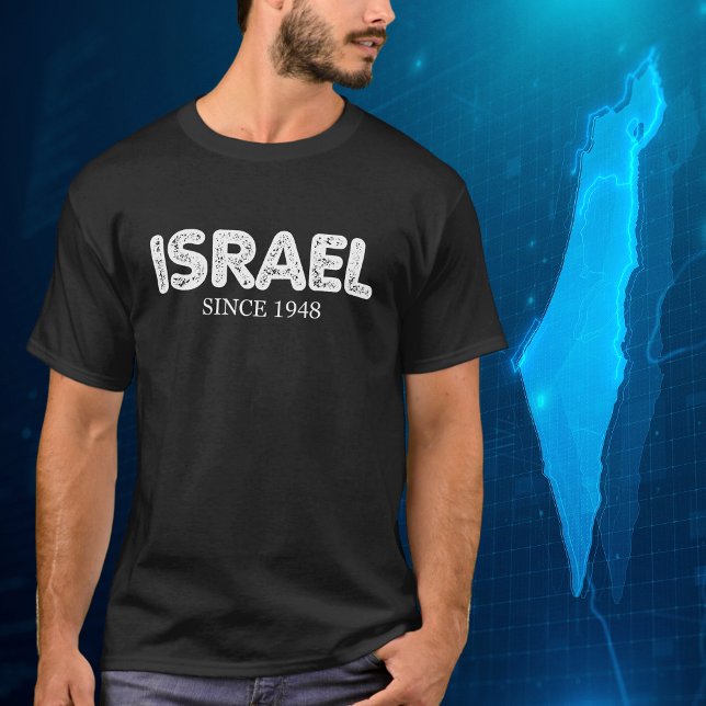 Israel Since 1948, Simple Israeli Pride T-Shirt (Creator Uploaded)