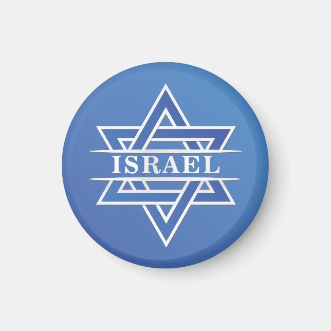 Israel Star Of David Flag Magnet (Front)