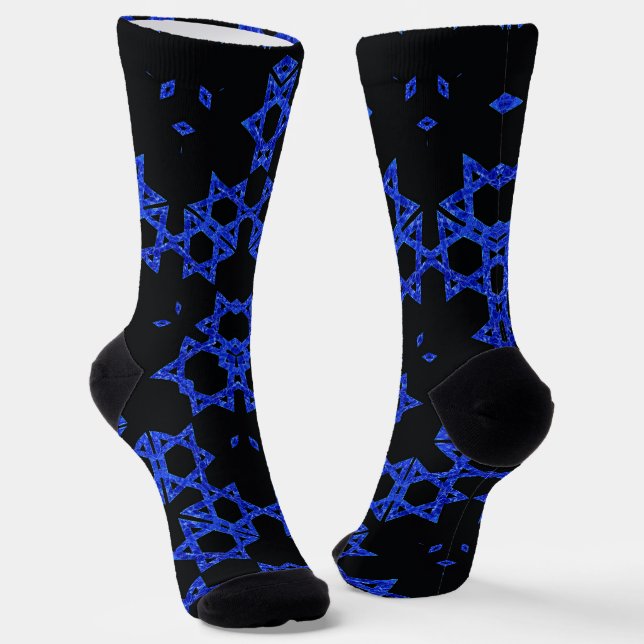israel star of david socks (Angled)