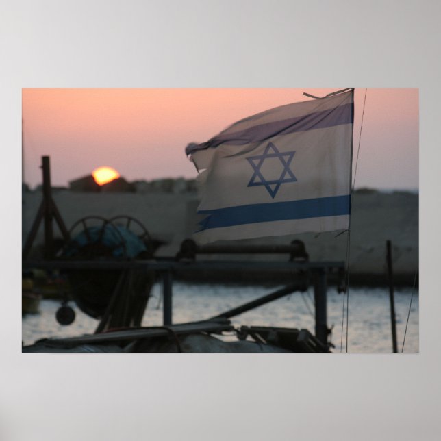 Israel Sunset Poster (Front)