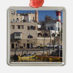 Israel, Tel Aviv, Jaffa, Jaffa Old Port Metal Tree Decoration