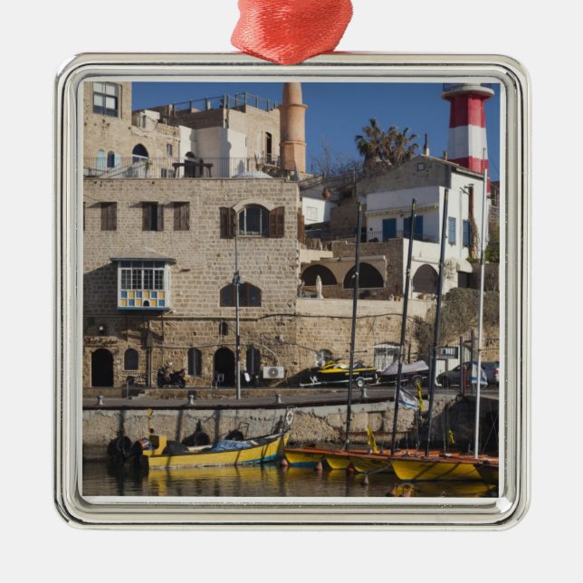 Israel, Tel Aviv, Jaffa, Jaffa Old Port Metal Tree Decoration (Front)
