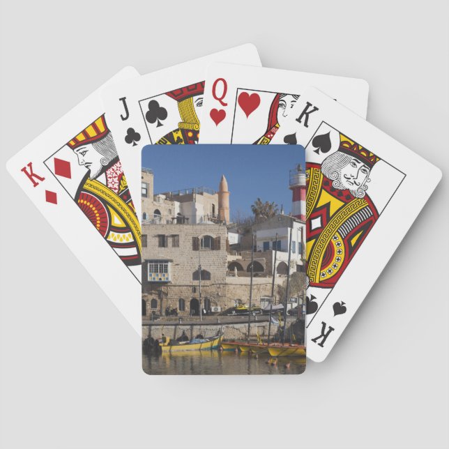 Israel, Tel Aviv, Jaffa, Jaffa Old Port Playing Cards (Back)