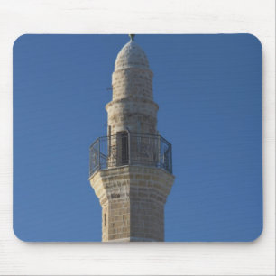 Israel, Tel Aviv, Jaffa, mosque minaret Mouse Mat
