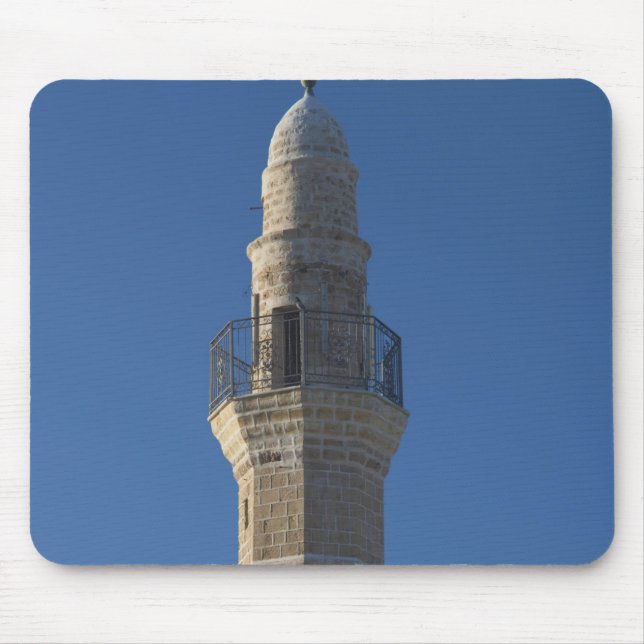 Israel, Tel Aviv, Jaffa, mosque minaret Mouse Mat (Front)
