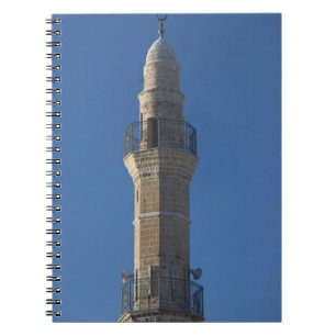 Israel, Tel Aviv, Jaffa, mosque minaret Notebook