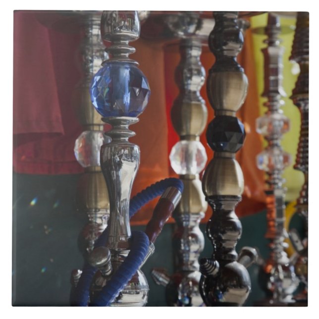 Israel, Tel Aviv, Jaffa, sheesha water pipes Tile (Front)
