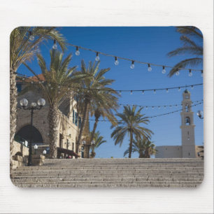 Israel, Tel Aviv, Jaffa, stairs, Old Jaffa Mouse Mat