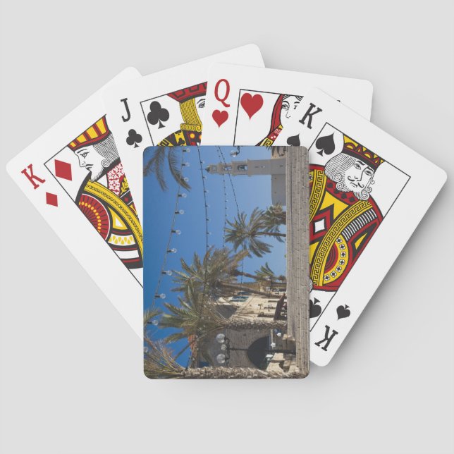 Israel, Tel Aviv, Jaffa, stairs, Old Jaffa Playing Cards (Back)