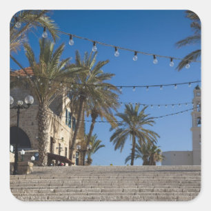 Israel, Tel Aviv, Jaffa, stairs, Old Jaffa Square Sticker