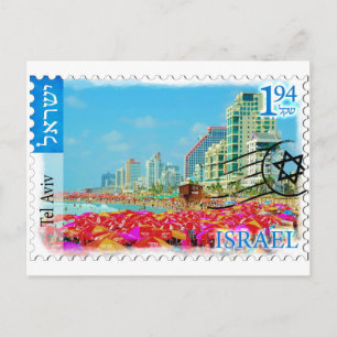 Israel tel Aviv Postcard