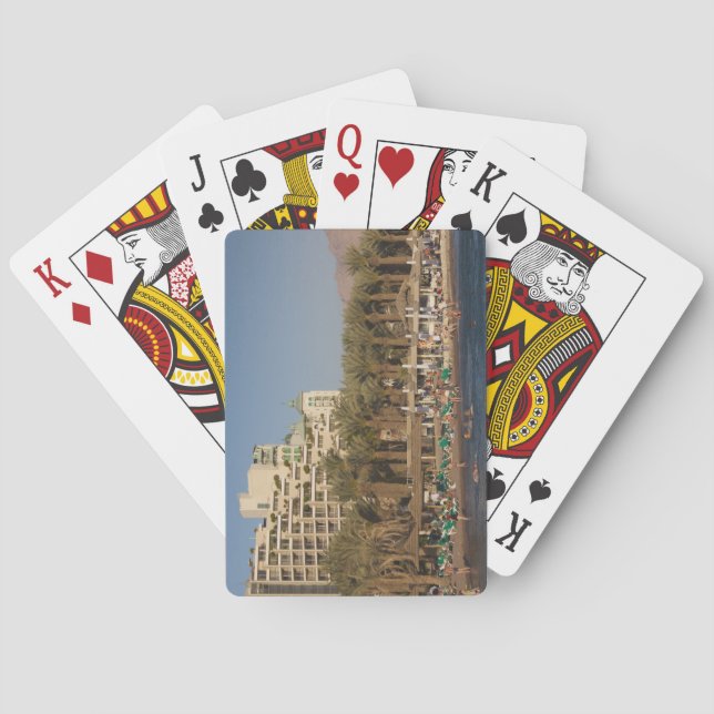 Israel, The Negev, Eilat, Red Sea beachfront Playing Cards (Back)