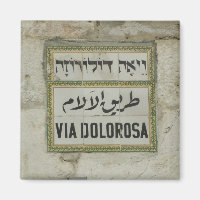 Israel - Via Dolorosa Christian pilgrims Jerusalem