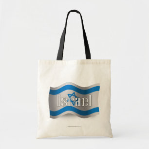 Israel Waving Flag Tote Bag