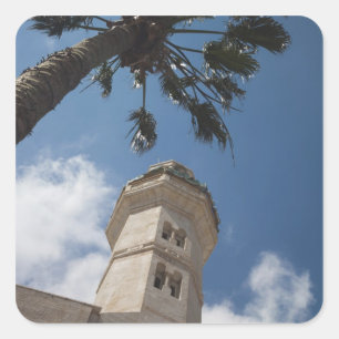 Israel, West Bank, Bethlehem, Mosque of Omar Square Sticker
