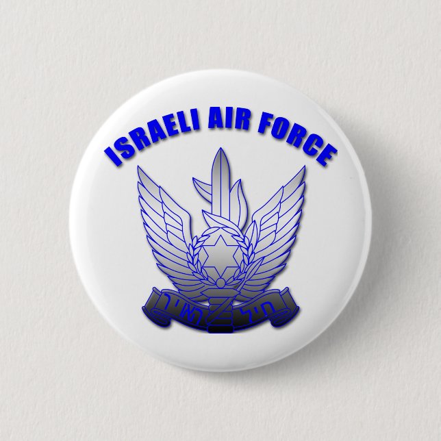 Israeli Air Force 6 Cm Round Badge (Front)