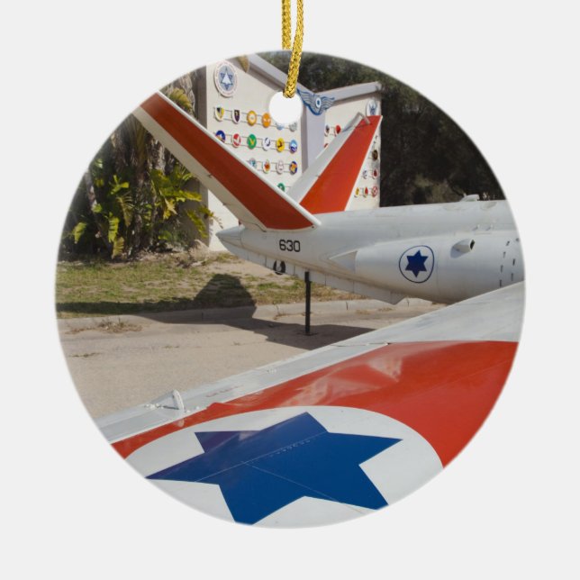 Israeli Air Force Museum Ceramic Tree Decoration (Front)