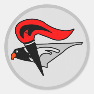 ISRAELI AIR FORCE SQUADRON-FLYING SCHOOL-BASIC CLASSIC ROUND STICKER