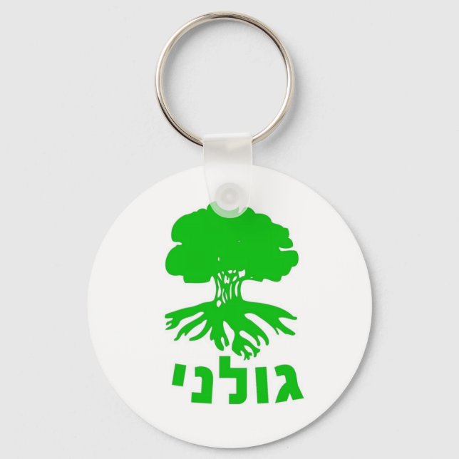 Israeli Army IDF Golani Infantry Brigade Emblem Key Ring (Front)
