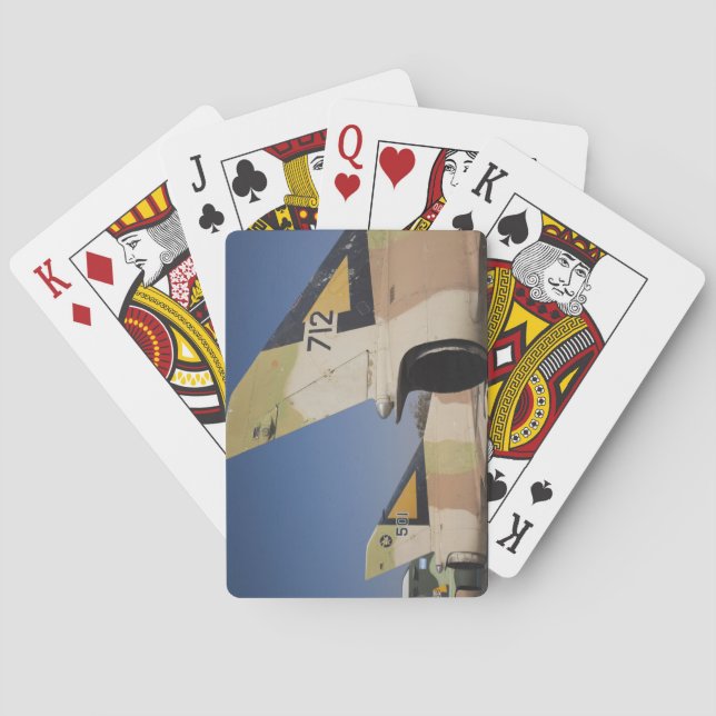 Israeli-built Kfir fighter Playing Cards (Back)