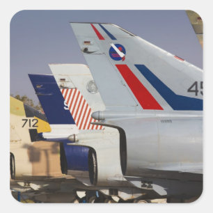 Israeli-built Kfir fighter Square Sticker