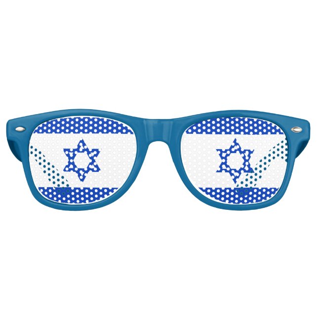 Israeli Flag Adult Party Shades (Front)