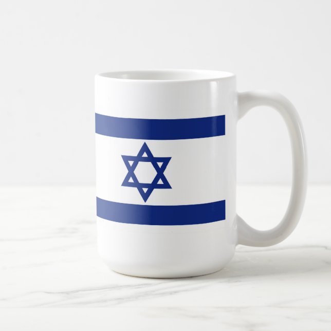 Israeli Flag Coffee Mug (Right)