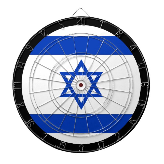 Israeli Flag Dartboard & Israel / game board (Front)