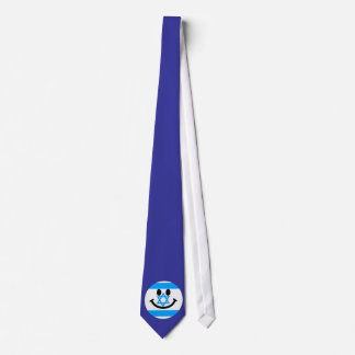 Israeli flag face tie