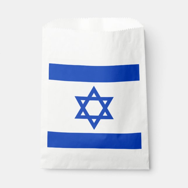 Israeli flag favour bags (Front)