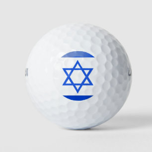 Israeli flag golf balls