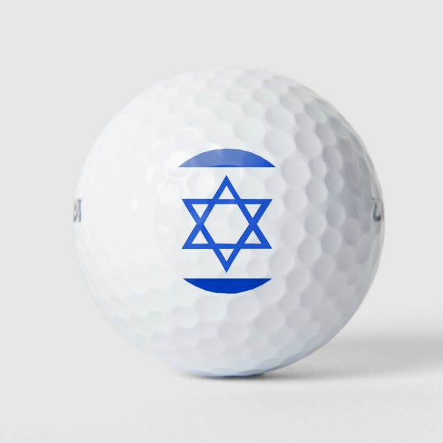 Israeli flag golf balls (Front)