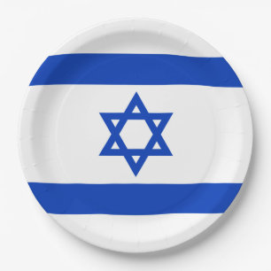 Israeli Flag (Israel) Paper Plate