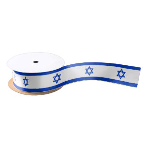 Israeli Flag (Israel) Satin Ribbon