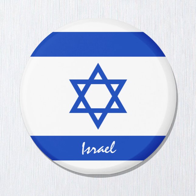 Israeli flag & Israel - travel/sports fans Magnet (Creator Uploaded)
