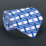 Israeli Flag Jewish State Tie<br><div class="desc">This neck tie shows your love for Israel featuring the Israeli flag.</div>