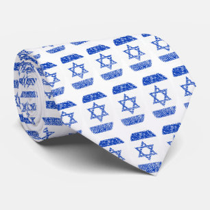 Israeli Flag Tie