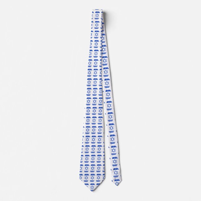 Israeli Flag Tie (Front)