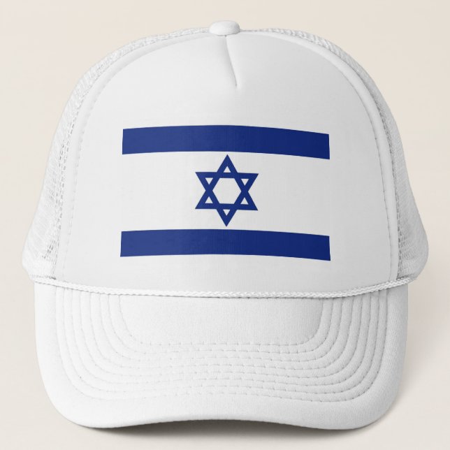 Israeli Flag Trucker Hat (Front)