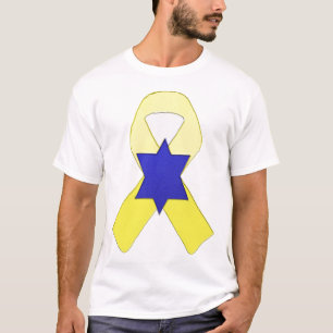 Israeli hostages Stand with Israel yellow ribbon T-Shirt