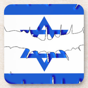 Israeli Kiss Coaster