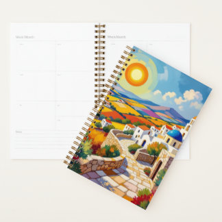Israeli Mediterranean Landscape – Colourful Design Planner