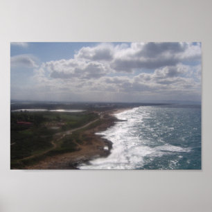 israeli seaside canvas print