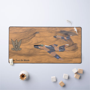 Israeli Super Mystères Over The Desert Desk Mat