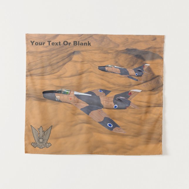 Israeli Super Mystères Over The Desert Tapestry (Front (Horizontal))