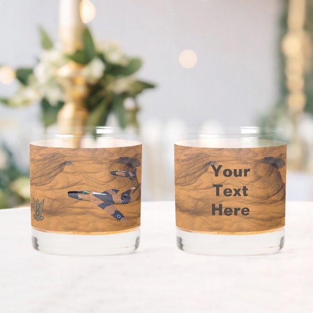 Israeli Super Mystères Over The Desert Whiskey Glass (Insitu (Wedding))