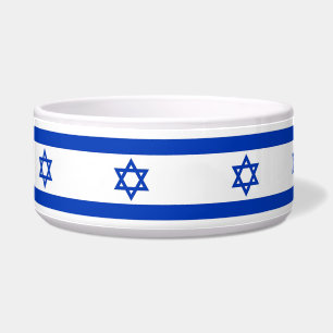 Israelian Flag Pet Bowl
